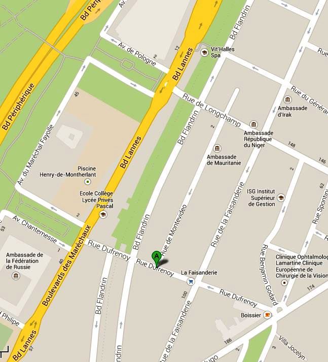 Rue Montevideo mapa